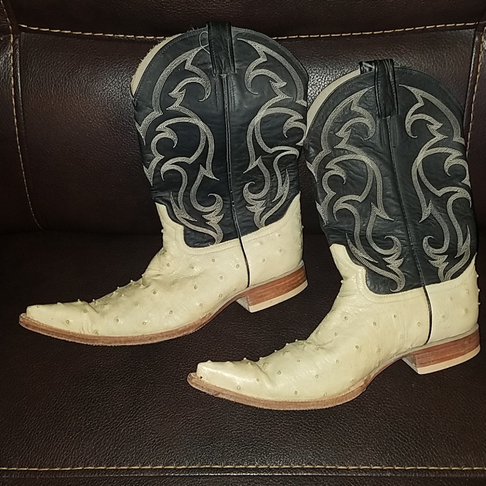 Genuin Ostrich Cowboy Boots